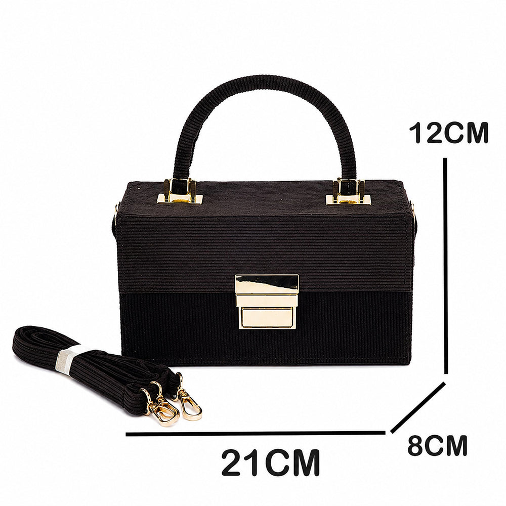 Dollcini Anti-Theft Mini Shoulder Bag – Corduroy Women's Phone Bag