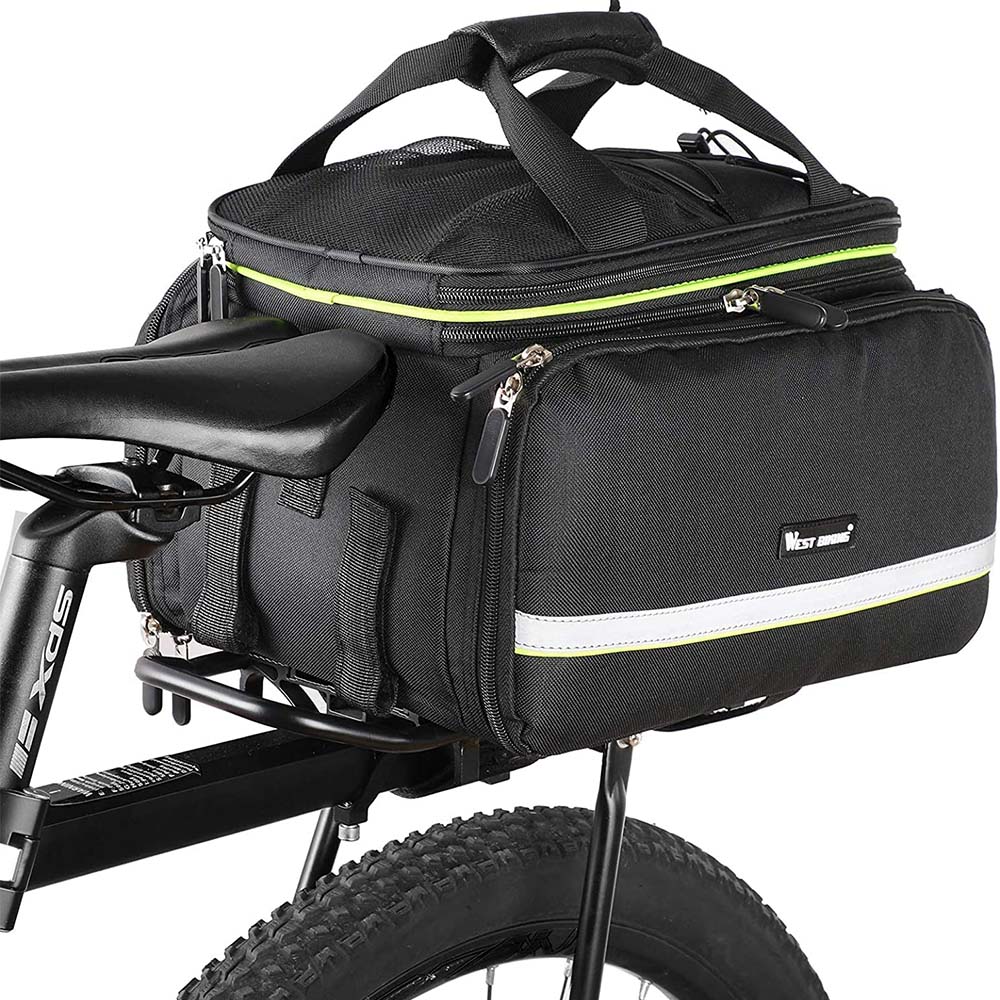 Dollcini Waterproof Bicycle Rack Bag – Large Capacity