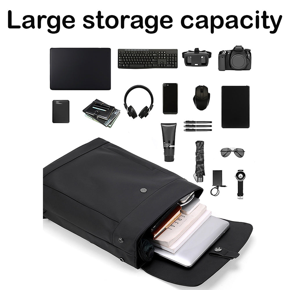 laptop hátizsák, fekete, nylon anyagból, laptoprekesszel, belső rekeszekkel, 546721 modell