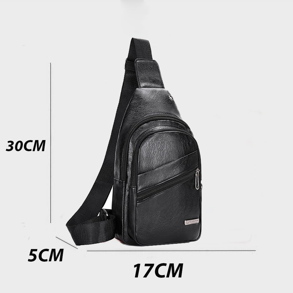 Dollcini Férfi Műbőr Válltáska – Stílusos és Kompakt Urban Crossbody