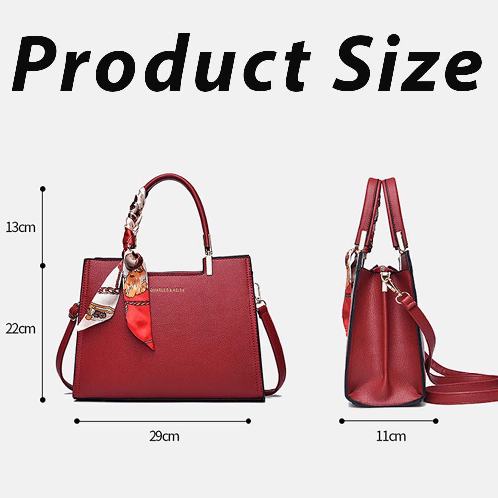 Dollcini Elegant Women's Faux Leather Crossbody Bag – Waterproof, Practical