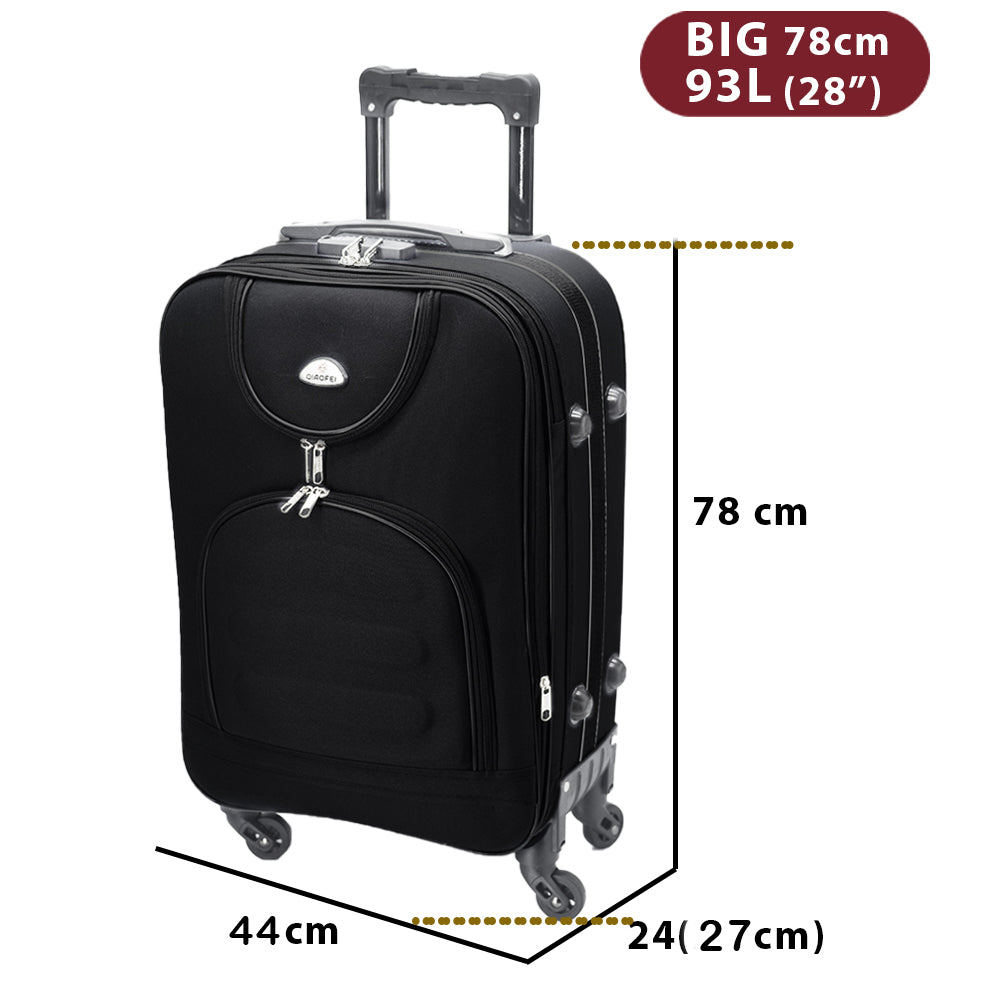 Dollcini Troler cu Capac Moale – 4 Roți, Extensibil, Disponibil Individual sau în Set