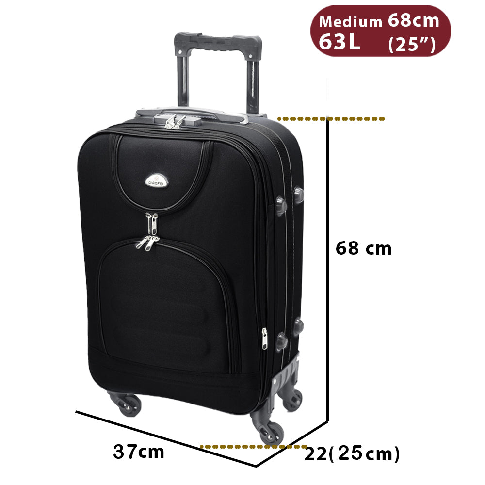 Dollcini Troler cu Capac Moale – 4 Roți, Extensibil, Disponibil Individual sau în Set