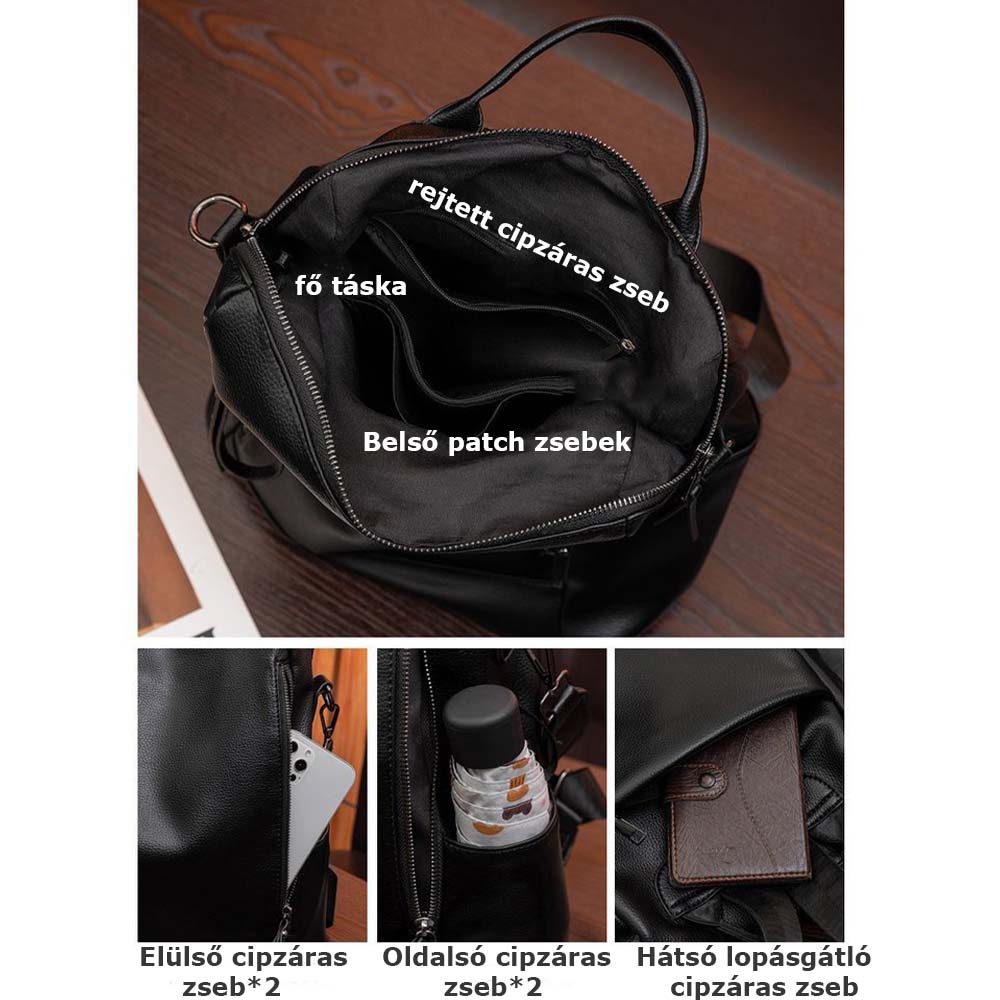 Dollcini Rucsac Elegant pentru Femei – Nylon rezistent la apă sau piele ecologică