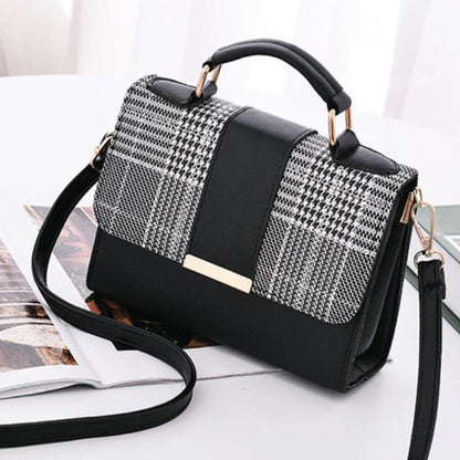 Dollcini Geantă Elegantă de Damă – Geantă Compactă de Curier din Piele Ecologică