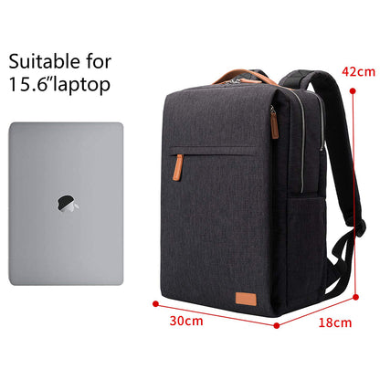 Dollcini Unisex Laptop Backpack – Ergonomic, for 15.6” Laptop, Waterproof Travel Backpack