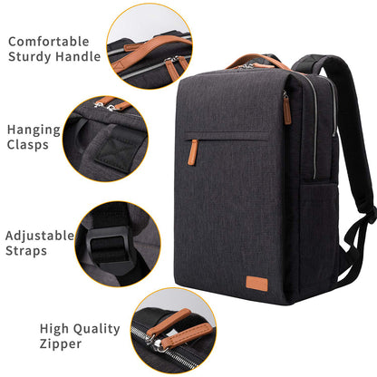 Dollcini Unisex Laptop Backpack – Ergonomic, for 15.6” Laptop, Waterproof Travel Backpack