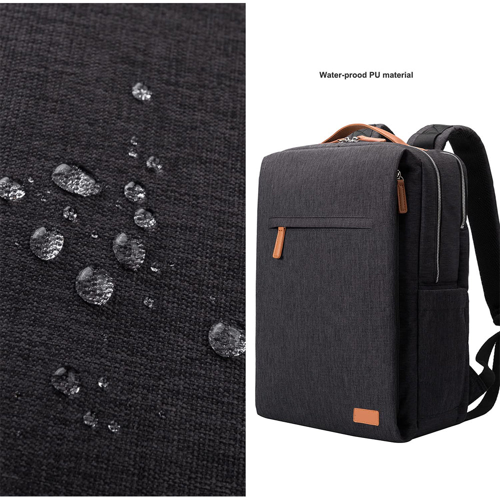 Dollcini Unisex Laptop Backpack – Ergonomic, for 15.6” Laptop, Waterproof Travel Backpack