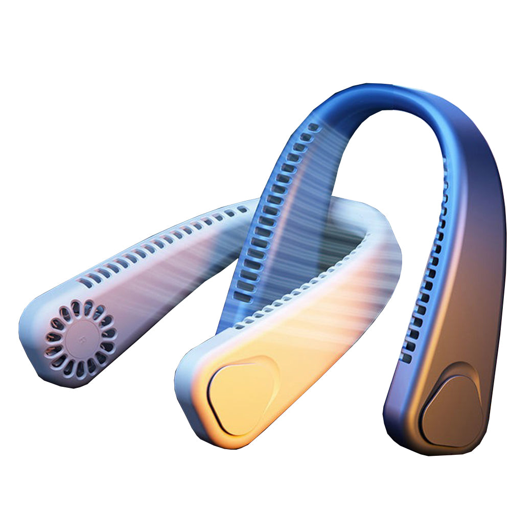 Dollcini Ventilator Portabil pentru Gât – Răcire Silențioasă și Puternică, USB