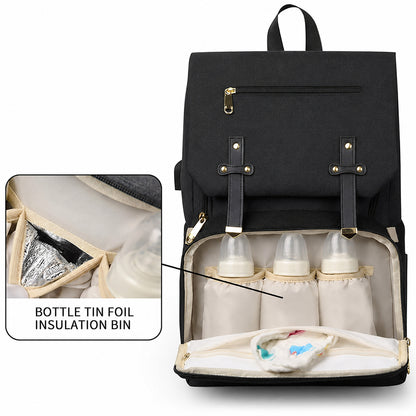 Dollcini Maternity Backpack – Multifunctional, Waterproof, with USB Port