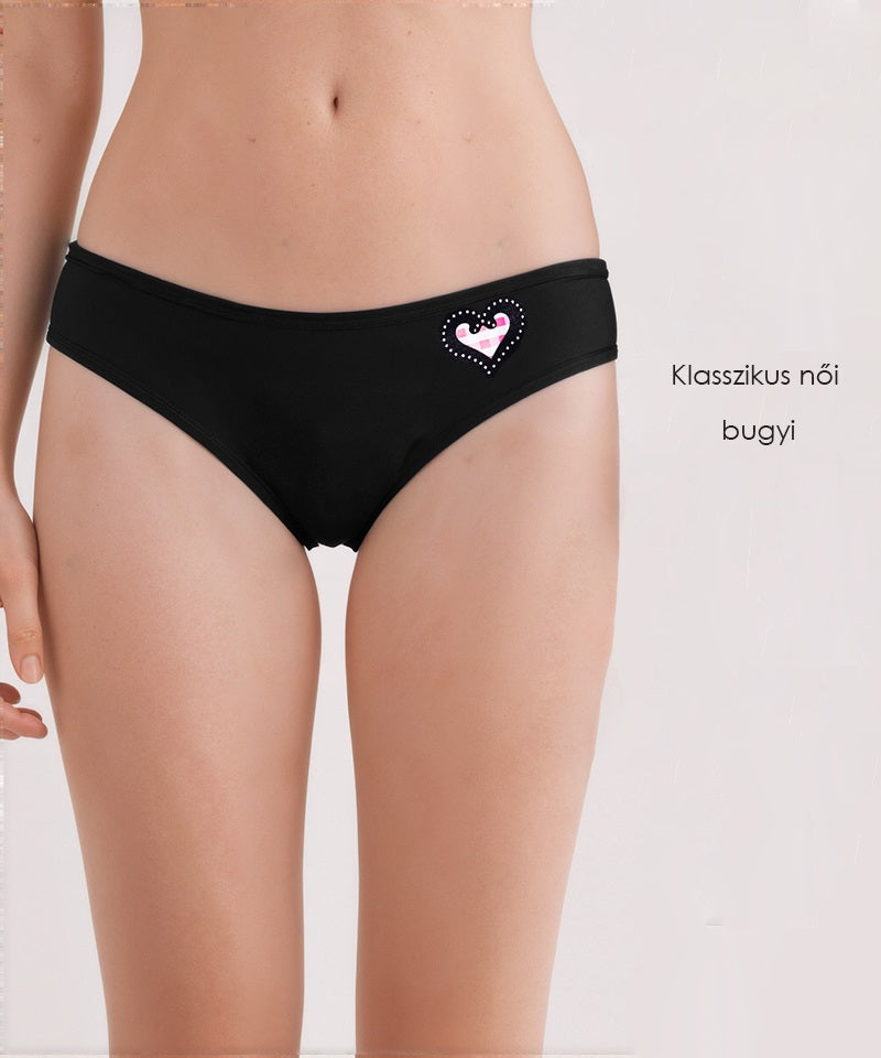 Dollcini, Chiloți clasici pentru femei, 95% bumbac + spandex - Multicolor, pachet de 6 bucăți, 82322