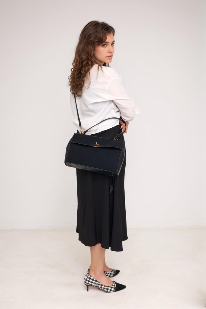Dollcini Vintage Women's Shoulder Bag – Premium Faux Leather Bag