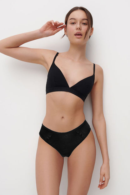 Dollcini, Tanga pentru femei, 95% bumbac + spandex - Multicolor, pachet de 6 bucăți, 34072