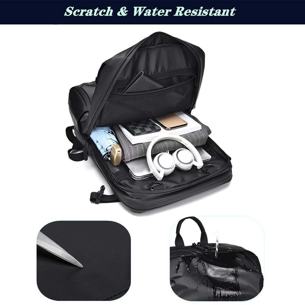 Rucsac pentru laptop Dollcini – impermeabil, cu capacitate mare, pentru laptop de 15.6”, modern și practic (unisex)