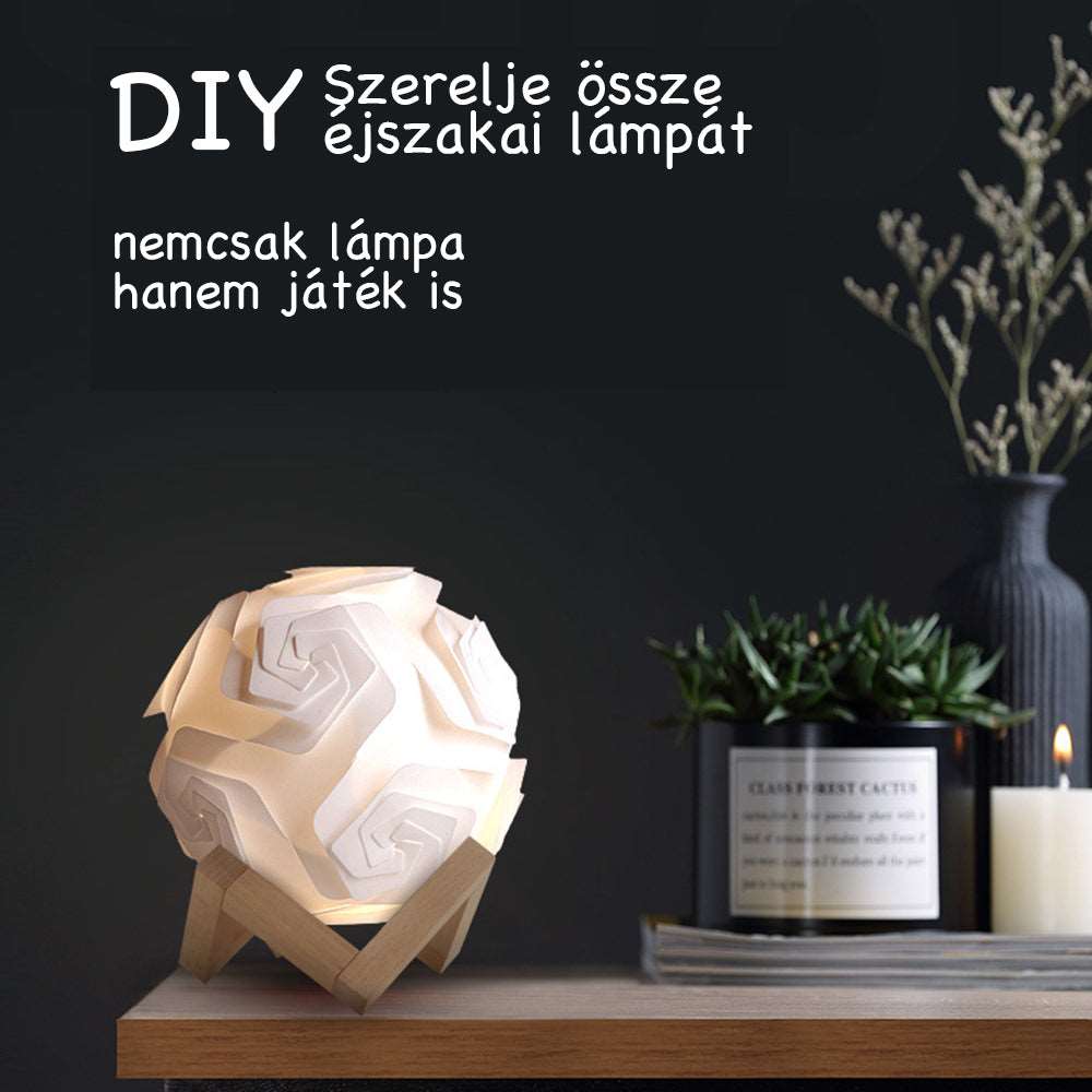 DIY Portable LED rose lamp, white