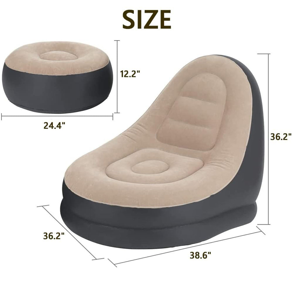 Dollcini Home Inflatable Sofa – For Camping, Beach
