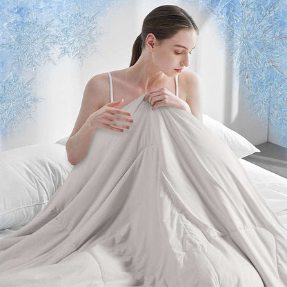 Dollcini, pilotă de vară pentru 4 anotimpuri, 200 x 230 cm, 100% fibre, 2.5 kg, gri