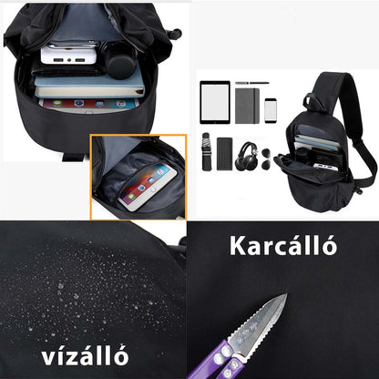 Dollcini Fashionable Men's Chest Bag – Water and Scratch Resistant, Practical