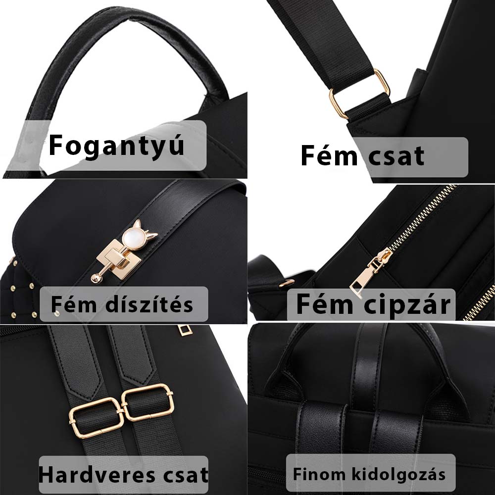 Dollcini Mini rucsac de damă cu model marmorat – rezistent la apă, ușor, pentru oraș