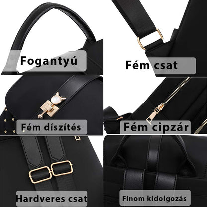 Dollcini Mini rucsac de damă cu model marmorat – rezistent la apă, ușor, pentru oraș