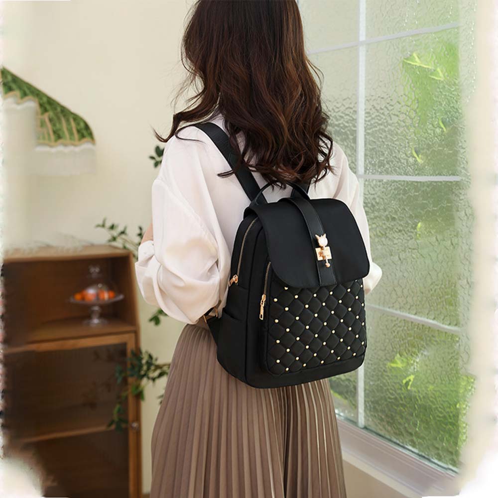 Dollcini Mini rucsac de damă cu model marmorat – rezistent la apă, ușor, pentru oraș