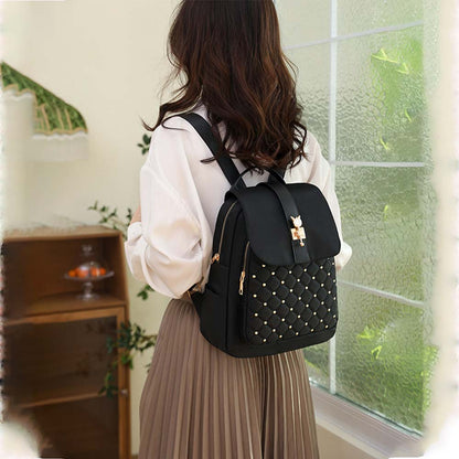 Dollcini Mini rucsac de damă cu model marmorat – rezistent la apă, ușor, pentru oraș