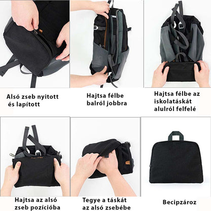Dollcini Uniszex Laptop Hátizsák 13”-os Laptophoz – Vízálló Utazóhátizsák, Több Színben