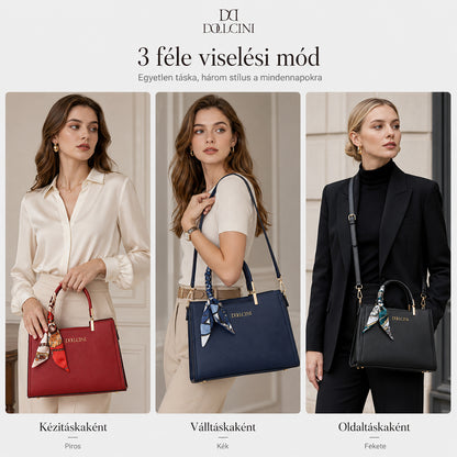Dollcini Elegáns Női Műbőr Crossbody Táska – Vízálló, Praktikus