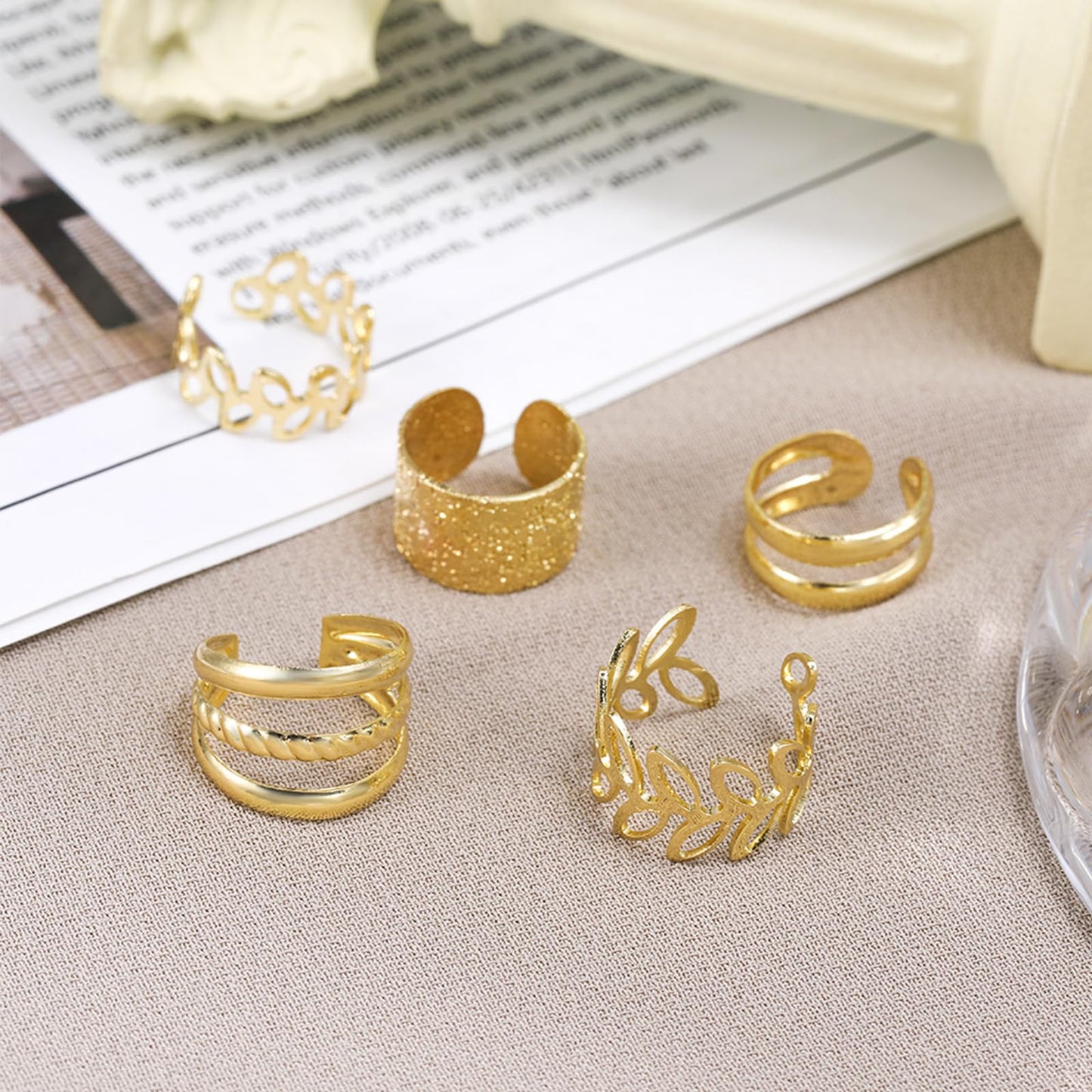 Dollcini 33-Piece Jewelry Set - Elegant Earrings and Rings