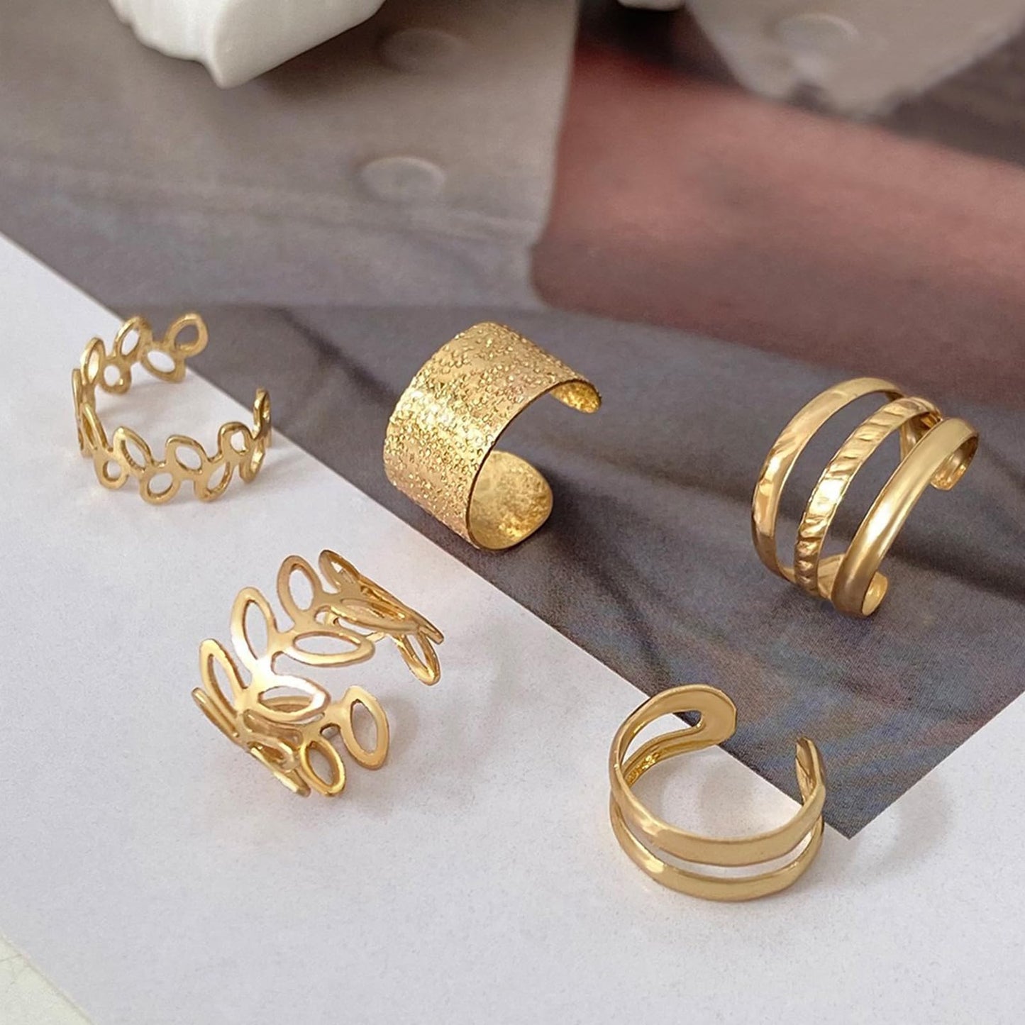 Dollcini 33-Piece Jewelry Set - Elegant Earrings and Rings