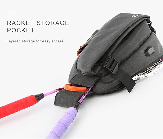 Dollcini Sport Shoulder Bag – USB Port, Waterproof, Unisex