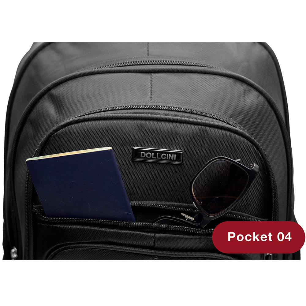 Dollcini MetroTech Unisex Laptop Backpack – Travel Backpack for 17" Laptop, 7 Variants