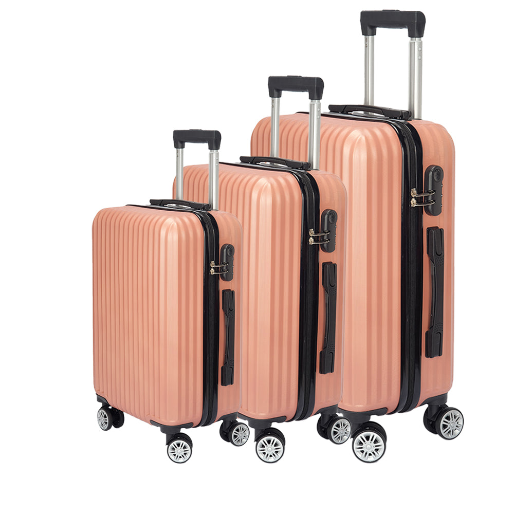 Dollcini Világjáró Bőrönd Szett – 3 darabos, Több Színben