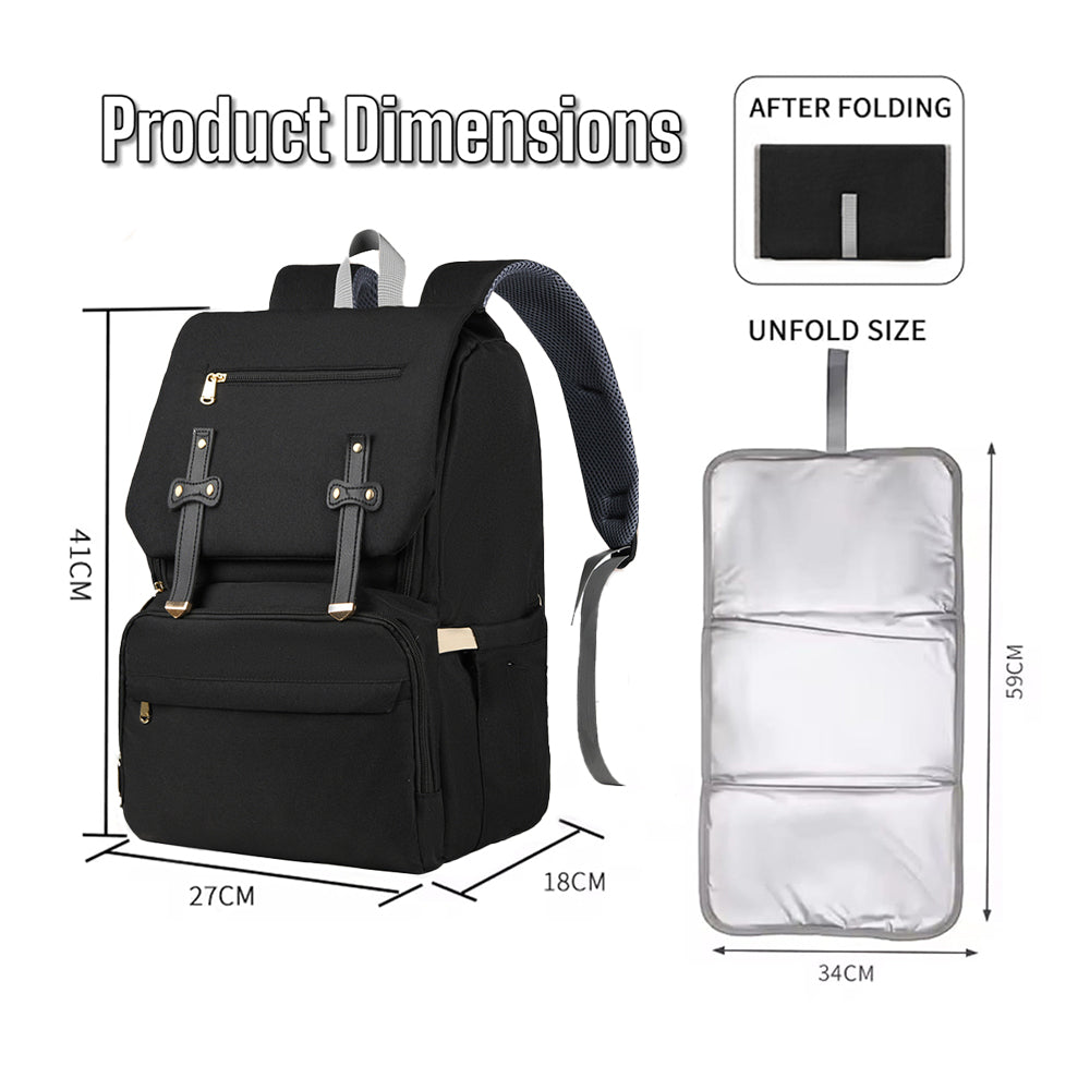 Dollcini Maternity Backpack – Multifunctional, Waterproof, with USB Port