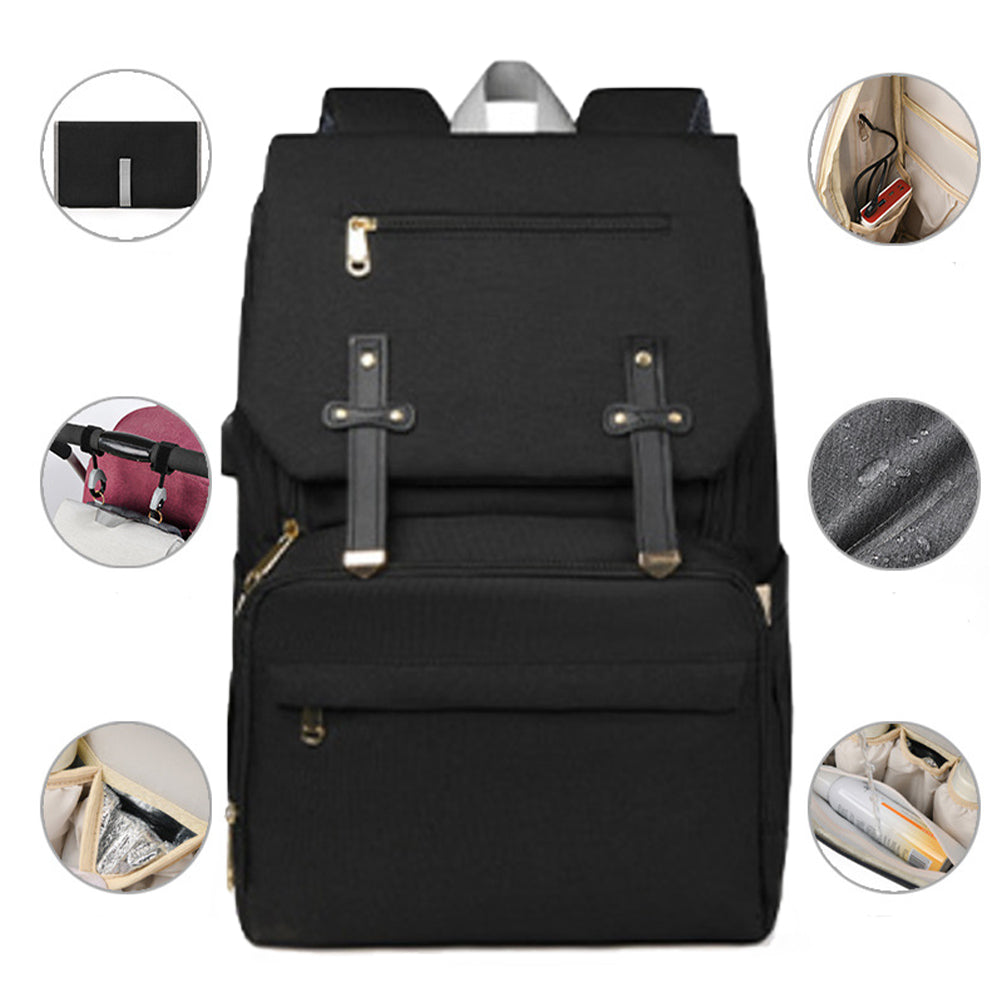 Dollcini Maternity Backpack – Multifunctional, Waterproof, with USB Port