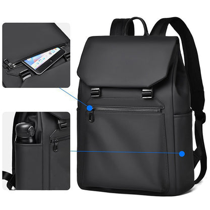 laptop hátizsák, fekete, nylon anyagból, laptoprekesszel, belső rekeszekkel, 546521 modell