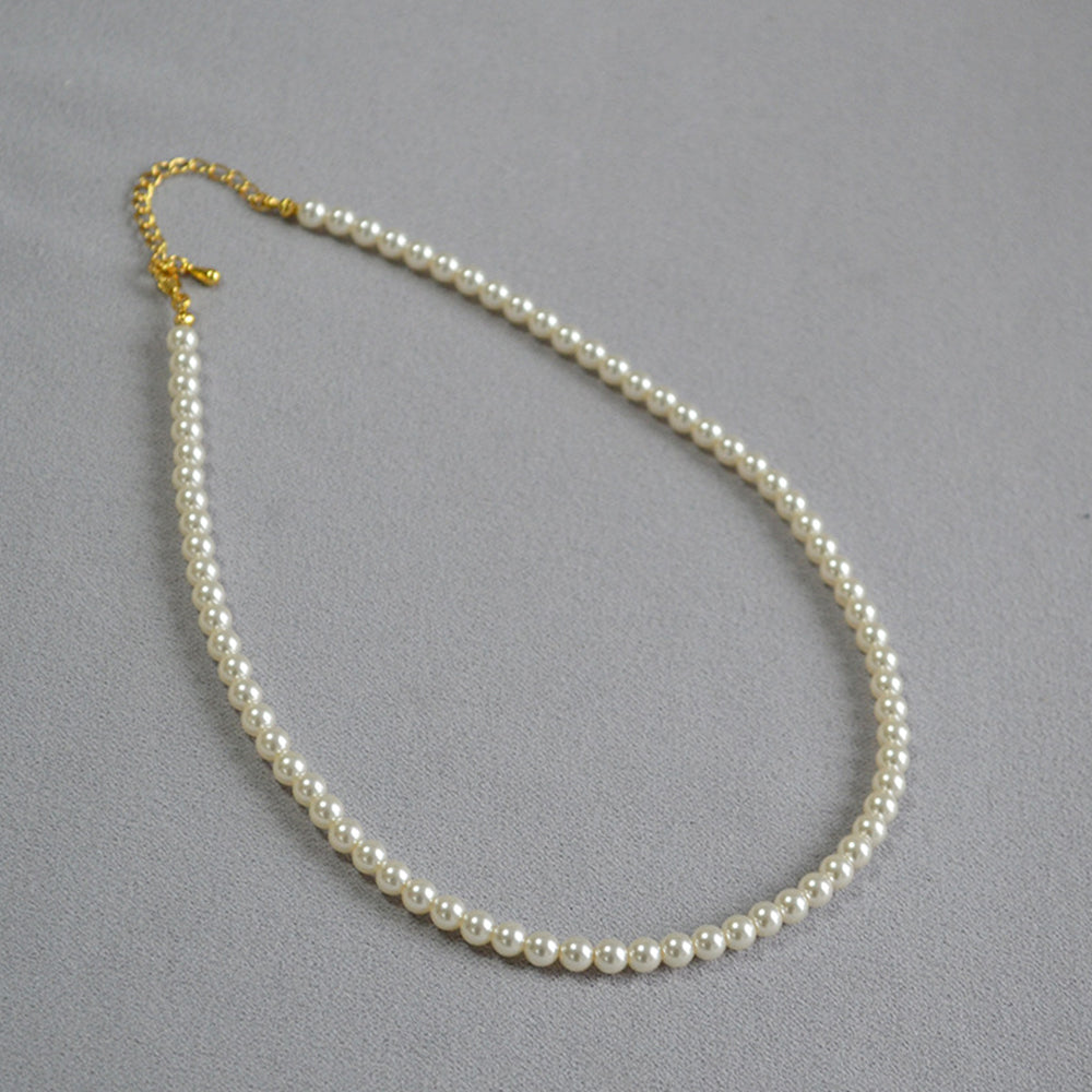 Dollcini Colier Clasic de Perle – Colier cu Perle (4 / 8 / 10 mm)