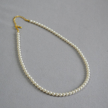 Dollcini Colier Clasic de Perle – Colier cu Perle (4 / 8 / 10 mm)