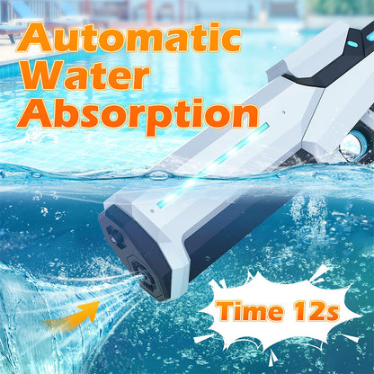 Dollcini Pistol electric automat cu apă – reîncărcabil USB, cu lumini LED, 500 ml
