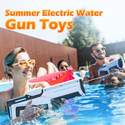 Dollcini Pistol electric automat cu apă – reîncărcabil USB, cu lumini LED, 500 ml