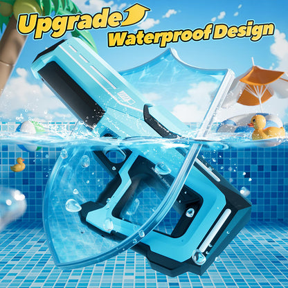 Dollcini Pistol electric automat cu apă – reîncărcabil USB, cu lumini LED, 500 ml