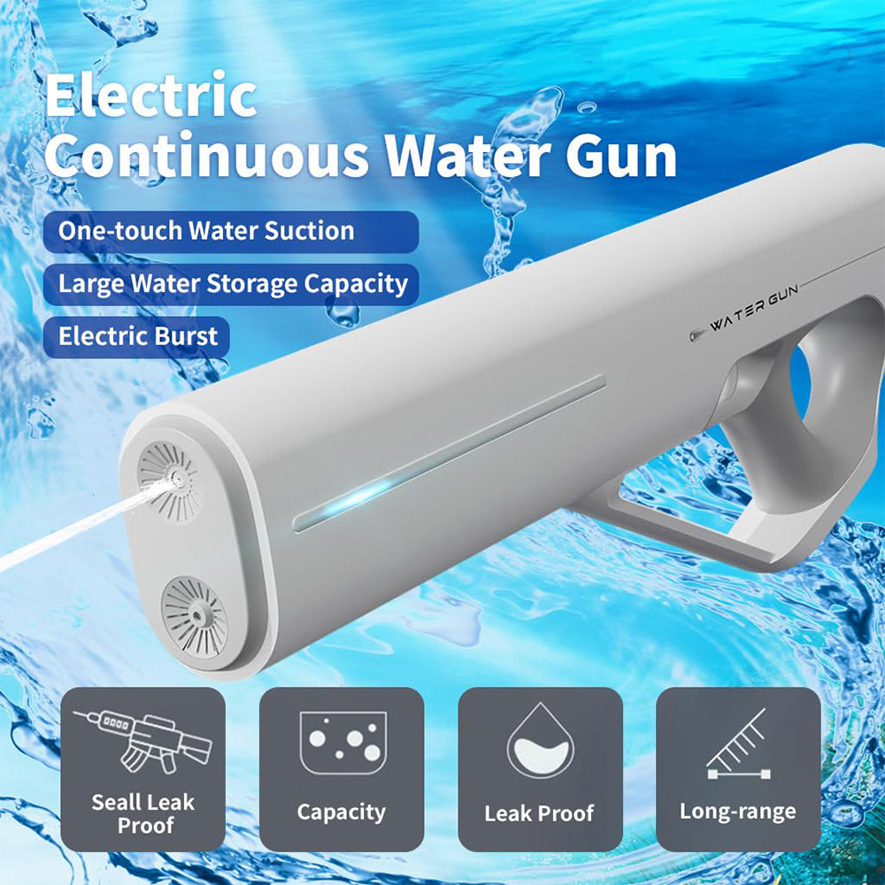 Dollcini Automatic Electric Water Gun – USB Rechargeable, LED Light, 510 ml