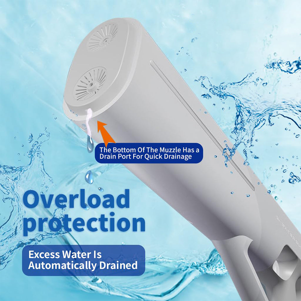 Dollcini Automatic Electric Water Gun – USB Rechargeable, LED Light, 510 ml