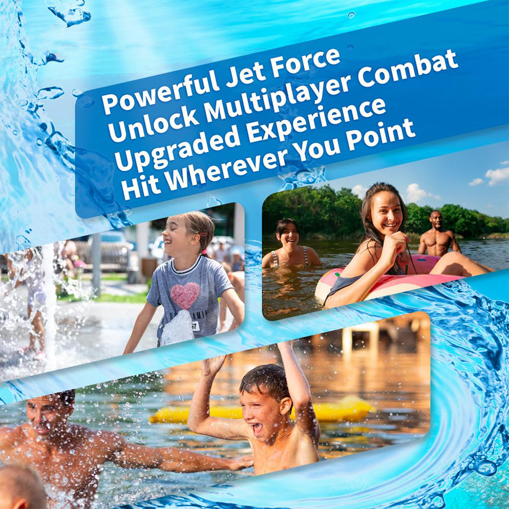 Dollcini Automatic Electric Water Gun – USB Rechargeable, LED Light, 510 ml