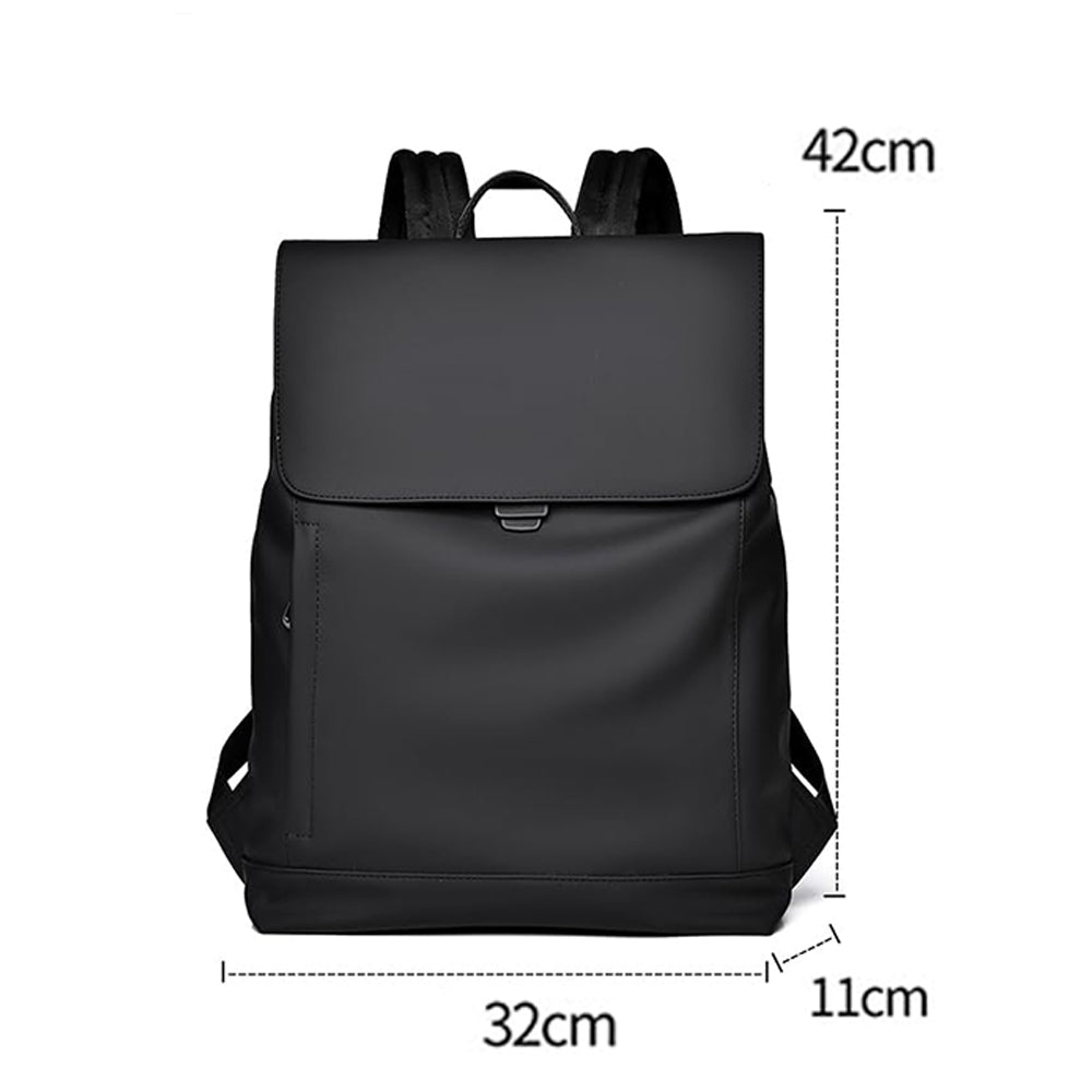 laptop hátizsák, fekete, nylon anyagból, laptoprekesszel, oldalnézetben, 546721 modell