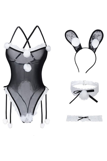 Dollcini Sexy Bunny Lingerie Set – Roleplay Costume