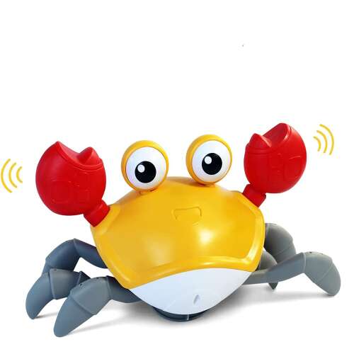 Dollcini Interactive Crab Baby Toy – Musical, LED Light Skill Developer