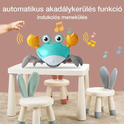 Dollcini Interactive Crab Baby Toy – Musical, LED Light Skill Developer