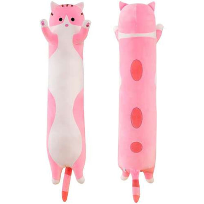 Dollcini Home Long Plush Cat – 60 cm, Multiple Colors