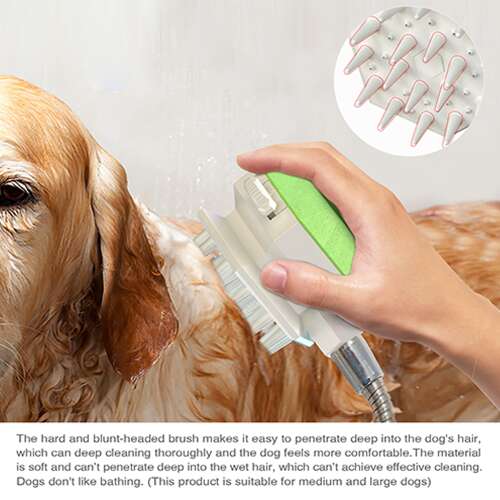 Dollcini 2-in-1 Pet Bath Brush – With Massage Function